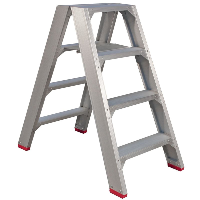 Bockleiter Aluminium 4 Stufen 41TSS204 Online Shop rund um Haus, Ga