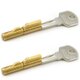 2 x BASI® Schlüssellochsperrer GL 2 Schlüssel SS12 Typ 9000-1201