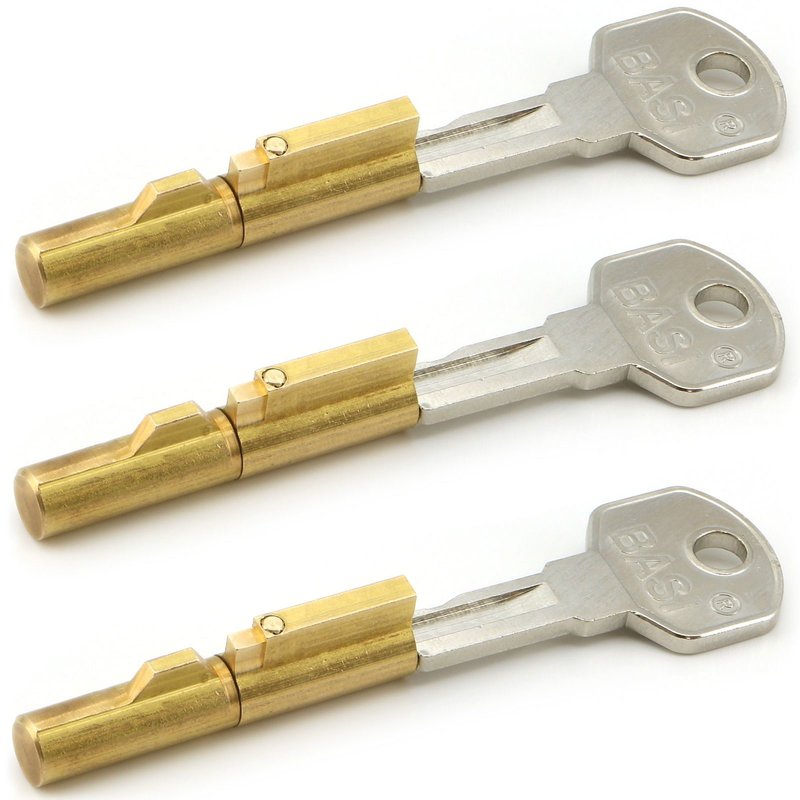 3 x BASI Schlssellochsperrer GL 2 Schlssel SS12 Typ 9000-1201
