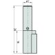3 x BASI® Schlüssellochsperrer GL 2 Schlüssel SS12 Typ 9000-1201