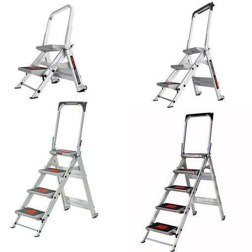 Klapptrittleiter Aluminium 2 - 5 Stufen Little Giant...