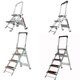 Klapptrittleiter Aluminium 2 - 5 Stufen "Little Giant" veschiedene Größen