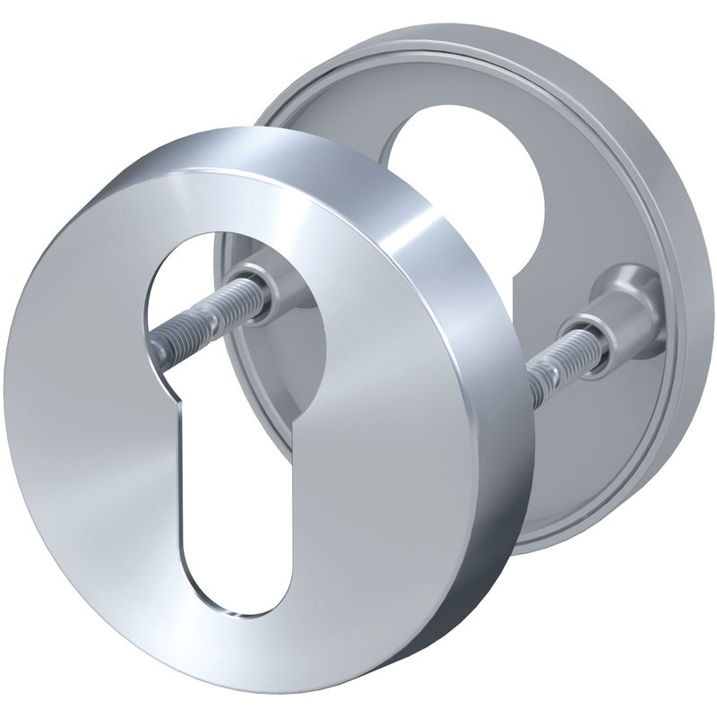 Basi Edelstahl Rosettenpaar ZBR 3110 Lochung PZ 7300-2208