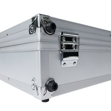 Aluminium Koffer Silber Würfelschaum LxBxH 400 x 250 x115 mm