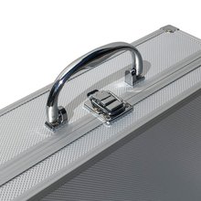Aluminium Koffer Silber Wrfelschaum LxBxH 300 x 250 x 100 mm