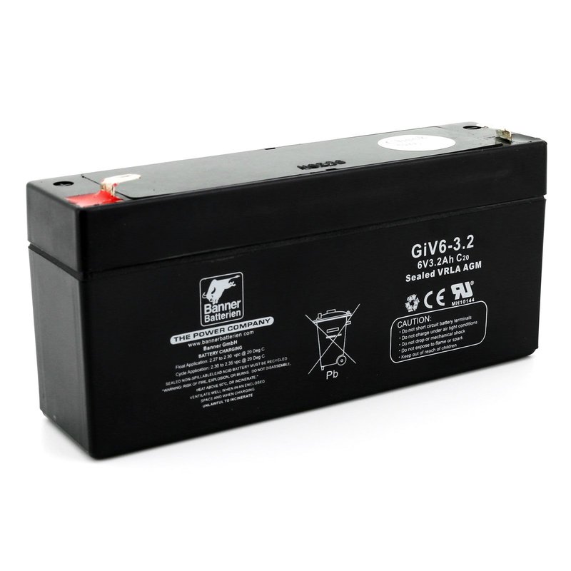 Batterie Stand by Bull 6 Volt 3,2 Ah GIV 06-3.2