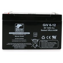 Batterie Stand by Bull 6 Volt 12 Ah GIV 06-12