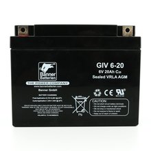 Batterie Stand by Bull 6 Volt 20 Ah GIV 06-20