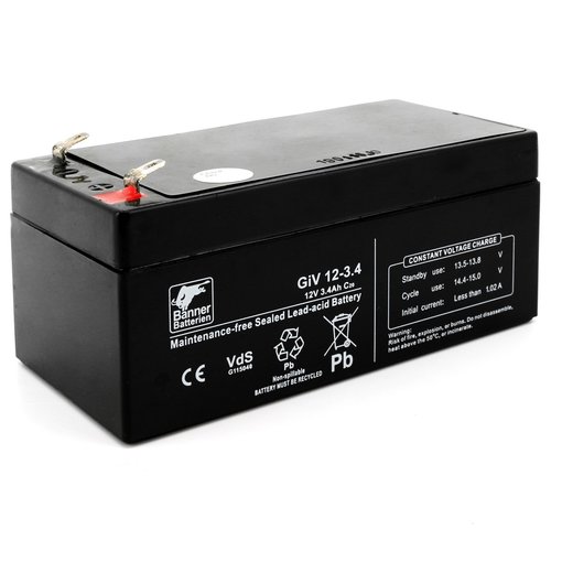 Batterie Stand by Bull 12 Volt 3,4 Ah GIV 12-3.4