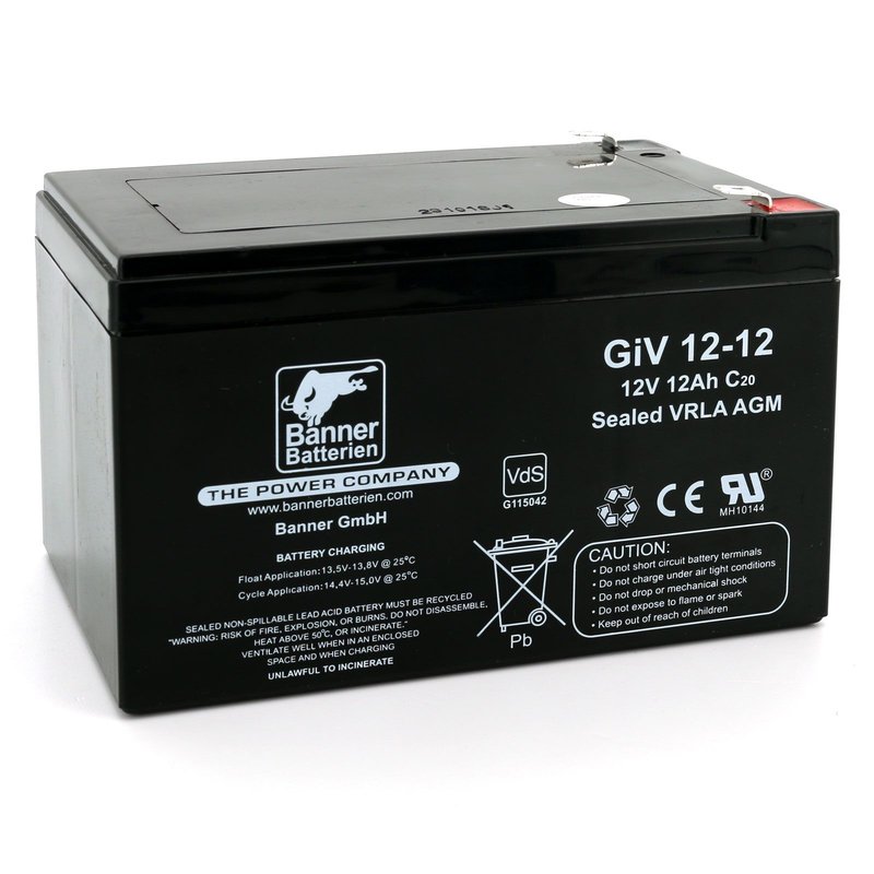 Batterie Stand by Bull 12 Volt 12 Ah GIV 12-12