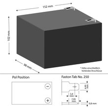 Batterie Stand by Bull 12 Volt 12 Ah GIV 12-12