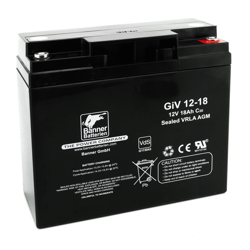 Batterie Stand by Bull 12 Volt 18 Ah GIV 12-18