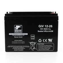 Batterie Stand by Bull 12 Volt 26 Ah GIV 12-26