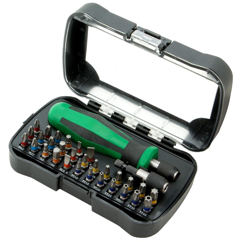Bit-Sortiment 32-teilig mit Handhalter Typ 02076