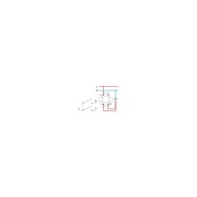 Doppel Schalter 1-Polig wei IP44 10AX 250V SF50PW