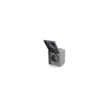 Steckdose Schuko + Deckel grau IP44 16A 250V VF12GY