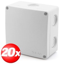 20 x Abzweigdose wei IP55 ND01 AF20PW