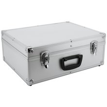 Aluminium Koffer Silber mit Werkzeughalter Leer (LxBxH) 450 x 320 x 175 mm