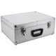 ECI Koffer (LBH) 45x32x17cm Silber Werkzeughalter + Trennstreifen