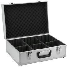 Aluminium Koffer Silber mit Schaumstoffeinlage (LxBxH) 450 x 320 x 175 mm