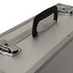 ECI Koffer (LBH) 45x32x17cm Silber Würfelschaum Einlagen