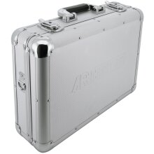 Aluminium Koffer Silber mit Werkzeughalter (LxBxH) 43 x...