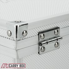 Aluminium Koffer Silber Box mit Schaumstoffeinlage 560012