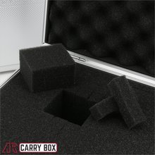 Aluminium Koffer Silber Box mit Schaumstoffeinlage 560012
