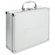 Aluminium Koffer Silber Box mit Schaumstoffeinlage 560012