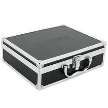 Aluminium Koffer Schwarz Box mit Schaumstoffeinlage 560013