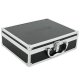 ECI Alu Koffer Schwarz (LxBxH) 26x21x8 cm Box mit Schaumstoffeinlage 560013