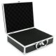 ECI Alu Koffer Schwarz (LxBxH) 26x21x8 cm Box mit Schaumstoffeinlage 560013