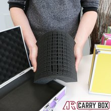 Aluminium Koffer Grn Box mit Schaumstoffeinlage 560021
