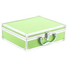 ECI Alu Koffer Grün (LxBxH) 26x21x8 cm Box mit Schaumstoffeinlage 560021