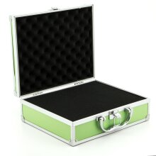 ECI Alu Koffer Grün (LxBxH) 26x21x8 cm Box mit Schaumstoffeinlage 560021