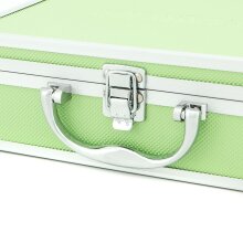 ECI Alu Koffer Grün (LxBxH) 26x21x8 cm Box mit Schaumstoffeinlage 560021