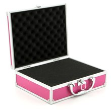 Aluminium Koffer Pink Box mit Schaumstoffeinlage 560024