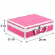 ECI Alu Koffer Pink (LxBxH) 26x21x8 cm Box mit Schaumstoffeinlage 560024