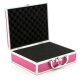 ECI Alu Koffer Pink (LxBxH) 26x21x8 cm Box mit Schaumstoffeinlage 560024