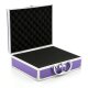 ECI Alu Koffer Lila (LxBxH) 26x21x8 cm Box mit Schaumstoffeinlage 560025