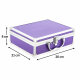 ECI Alu Koffer Lila (LxBxH) 26x21x8 cm Box mit Schaumstoffeinlage 560025