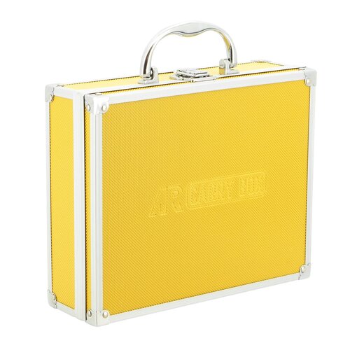 Aluminium Koffer Gelb Box mit Schaumstoffeinlage 560026