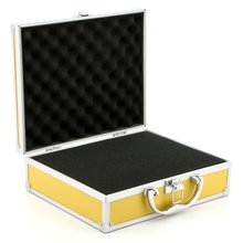 Aluminium Koffer Gelb Box mit Schaumstoffeinlage 560026