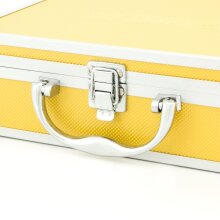 ECI Alu Koffer Gelb (LxBxH) 26x21x8 cm Box mit Schaumstoffeinlage 560026