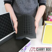 ECI Alu Koffer Gelb (LxBxH) 26x21x8 cm Box mit Schaumstoffeinlage 560026