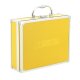 ECI Alu Koffer Gelb (LxBxH) 26x21x8 cm Box mit Schaumstoffeinlage 560026