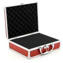 ECI Alu Koffer Rot (LxBxH) 26x21x8 cm Box mit Schaumstoffeinlage 560027