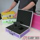 Aluminium Koffer Rot Box mit Schaumstoffeinlage 560027