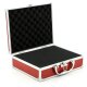 ECI Alu Koffer Rot (LxBxH) 26x21x8 cm Box mit Schaumstoffeinlage 560027