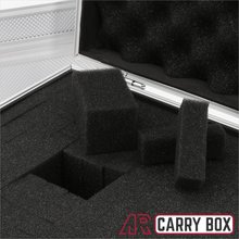 Aluminium Koffer Silber Box mit Schaumstoffeinlage (LxBxH) 200 x 200 x 90 mm